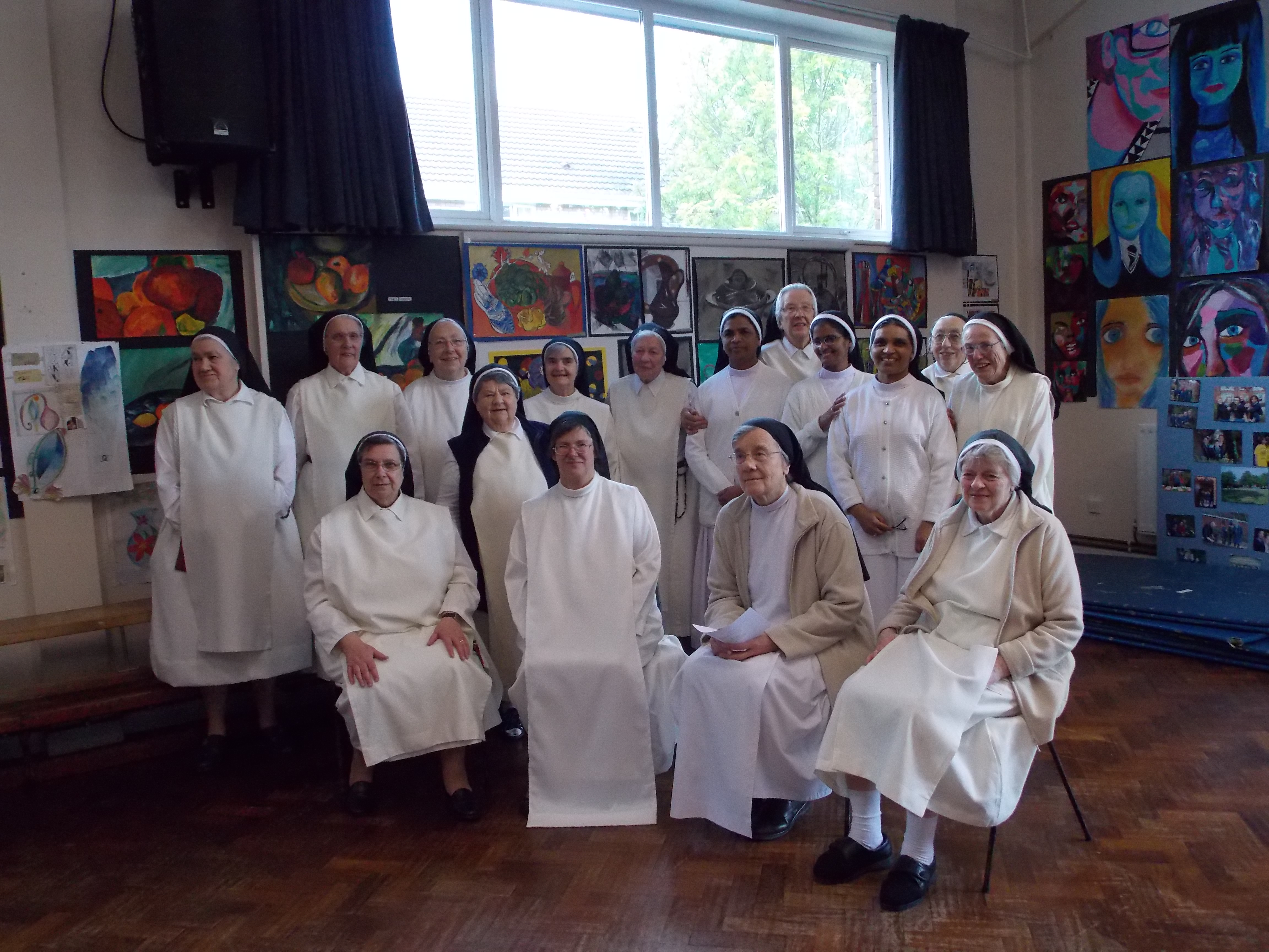 Sisters of the Congregation with visiting Sisters from India